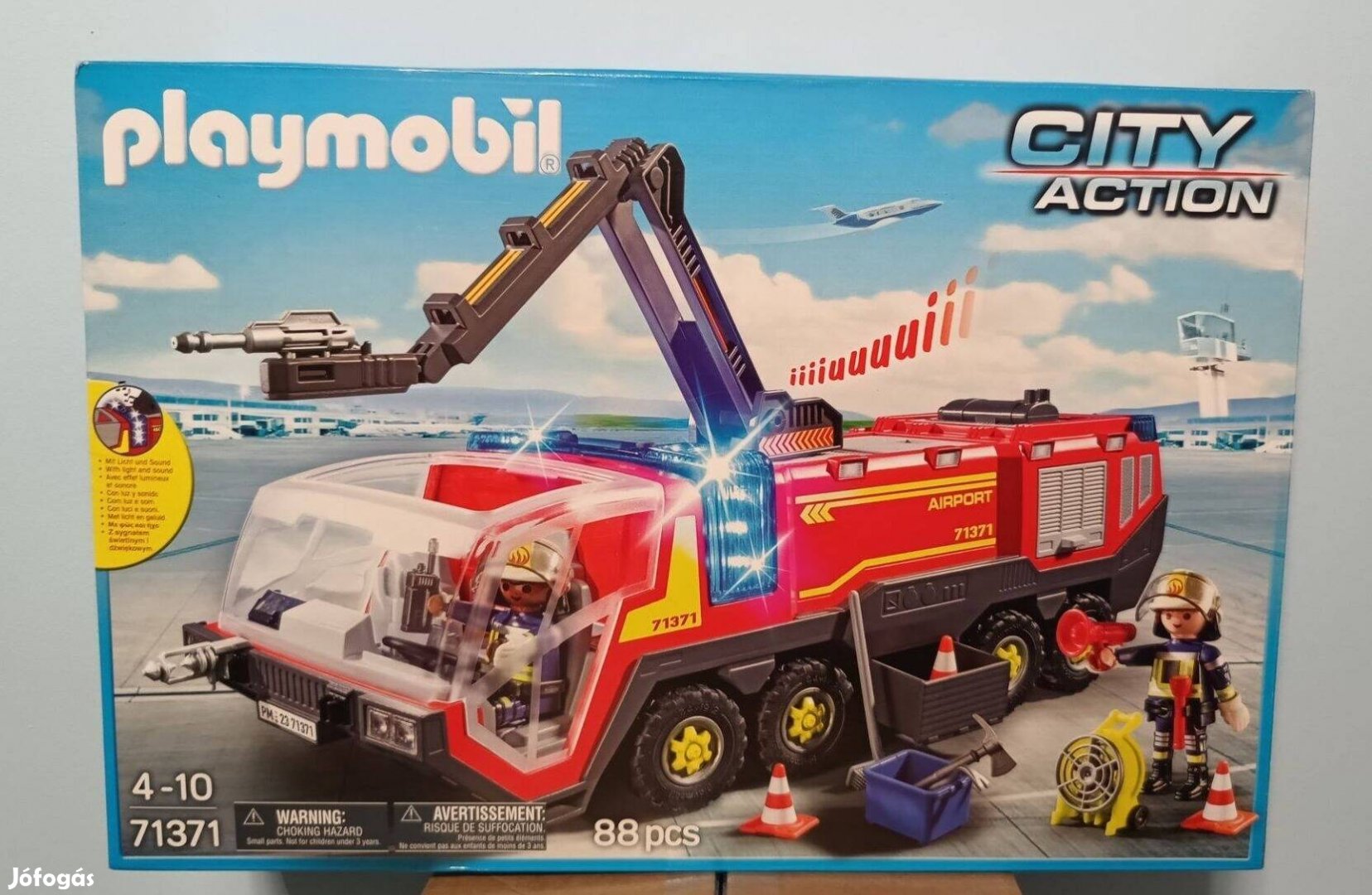 Playmobil City Action 71371 Reptéri Tűzoltóautó Új Bontatlan