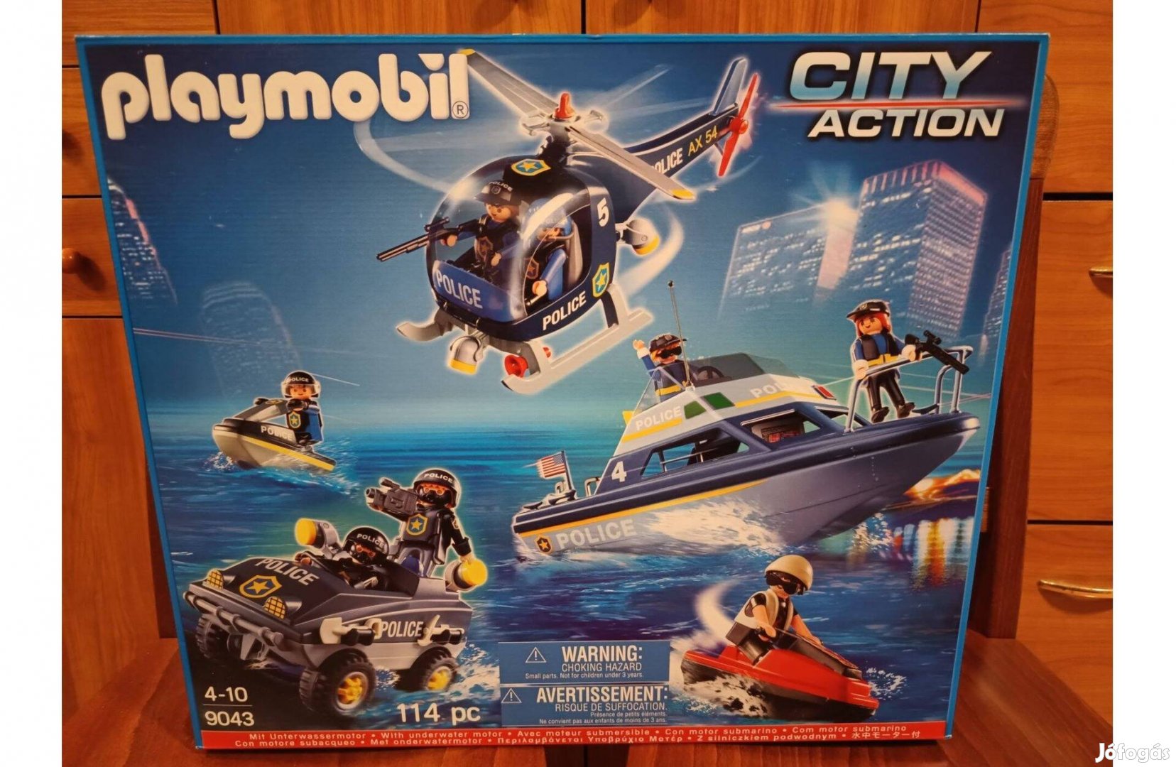 Playmobil City Action 9043 Óriás Rendőrségi Készlet Ingy. Száll. Bp-en