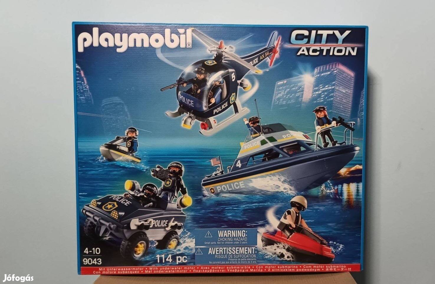Playmobil City Action 9043 Óriás Rendőrségi Készlet Új