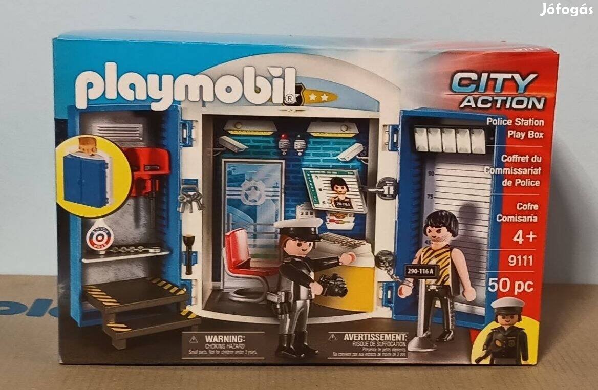 Playmobil City Action 9111 Rendőrörs Új Bontatlan