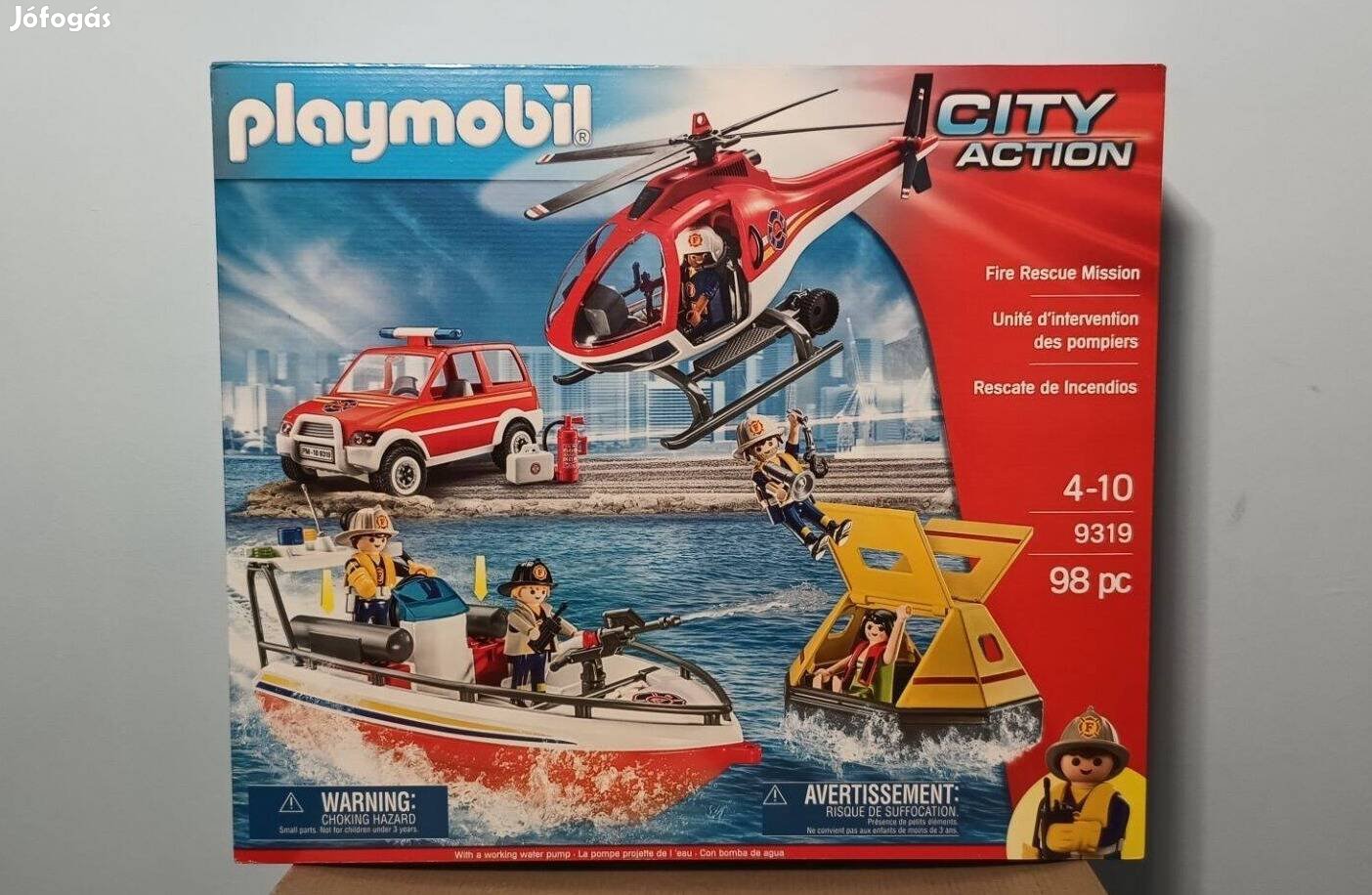 Playmobil City Action 9319 Óriás Tűzoltóság Szett Új Bontatlan