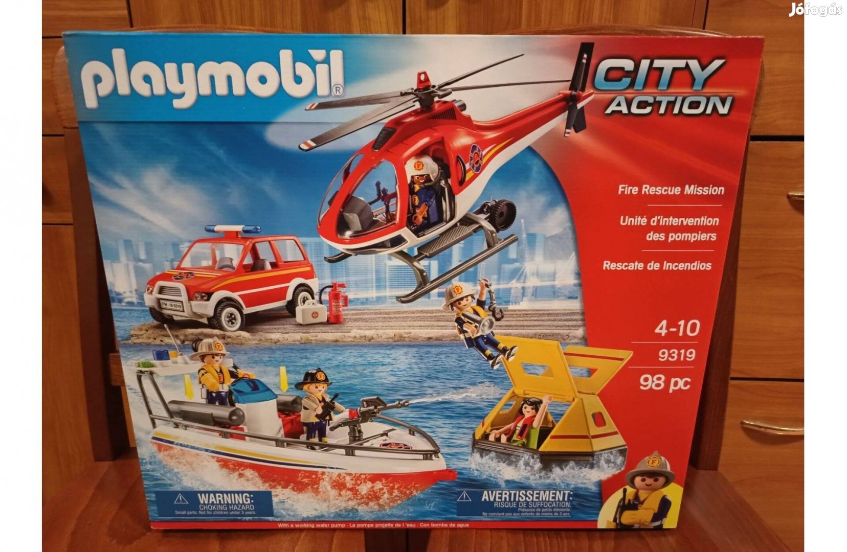 Playmobil City Action 9319 Óriástűzoltósági Szett Új Bontatlan