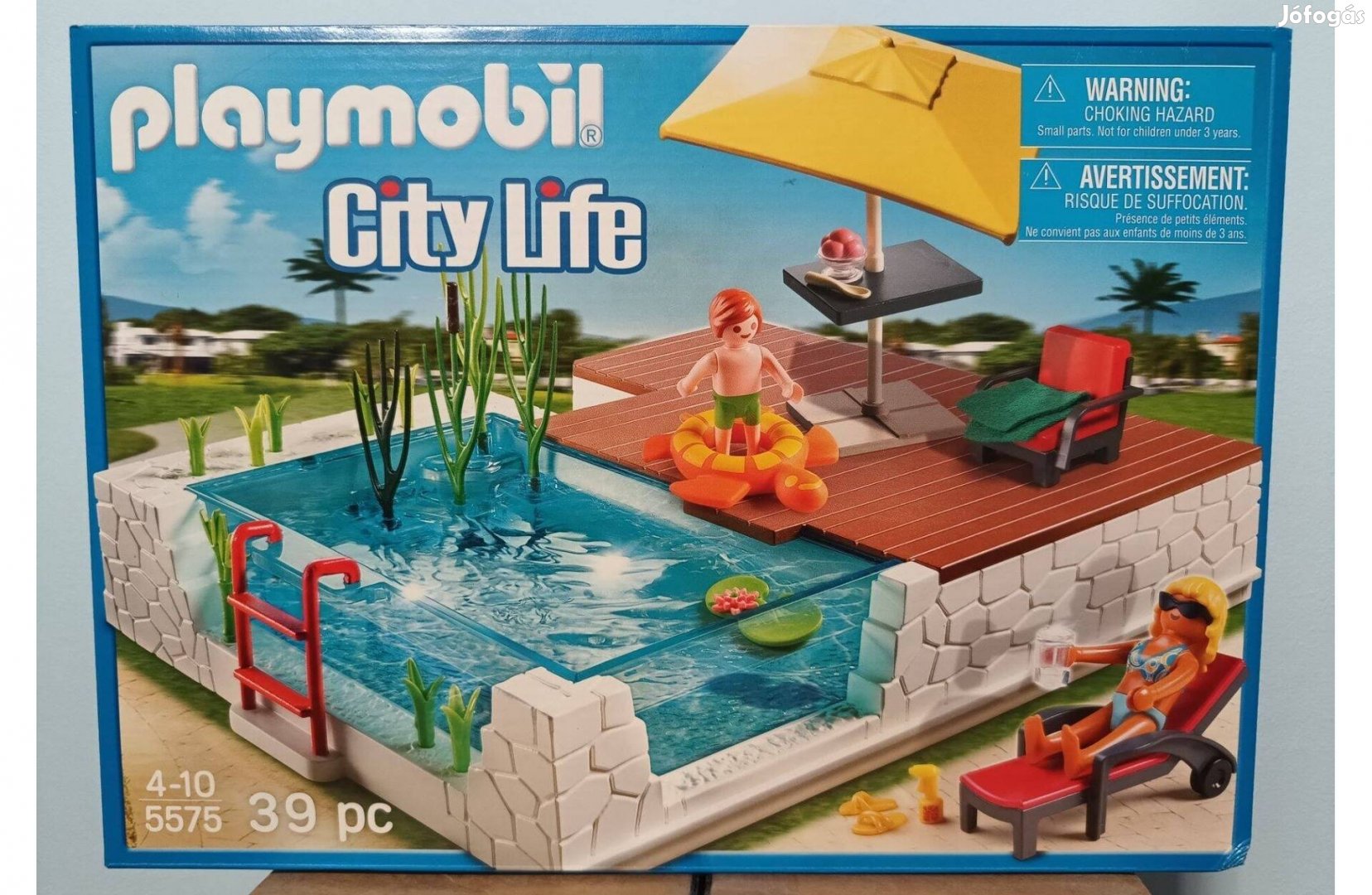 Playmobil City Life 5575 Családi Medence Új Bontatlan