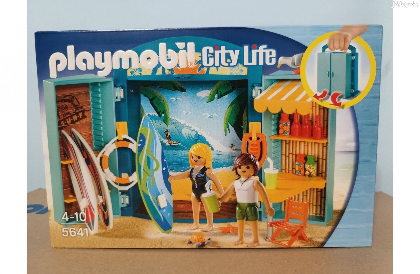 Playmobil City Life 5641 Hordozható Szörfbolt Új Bontatlan