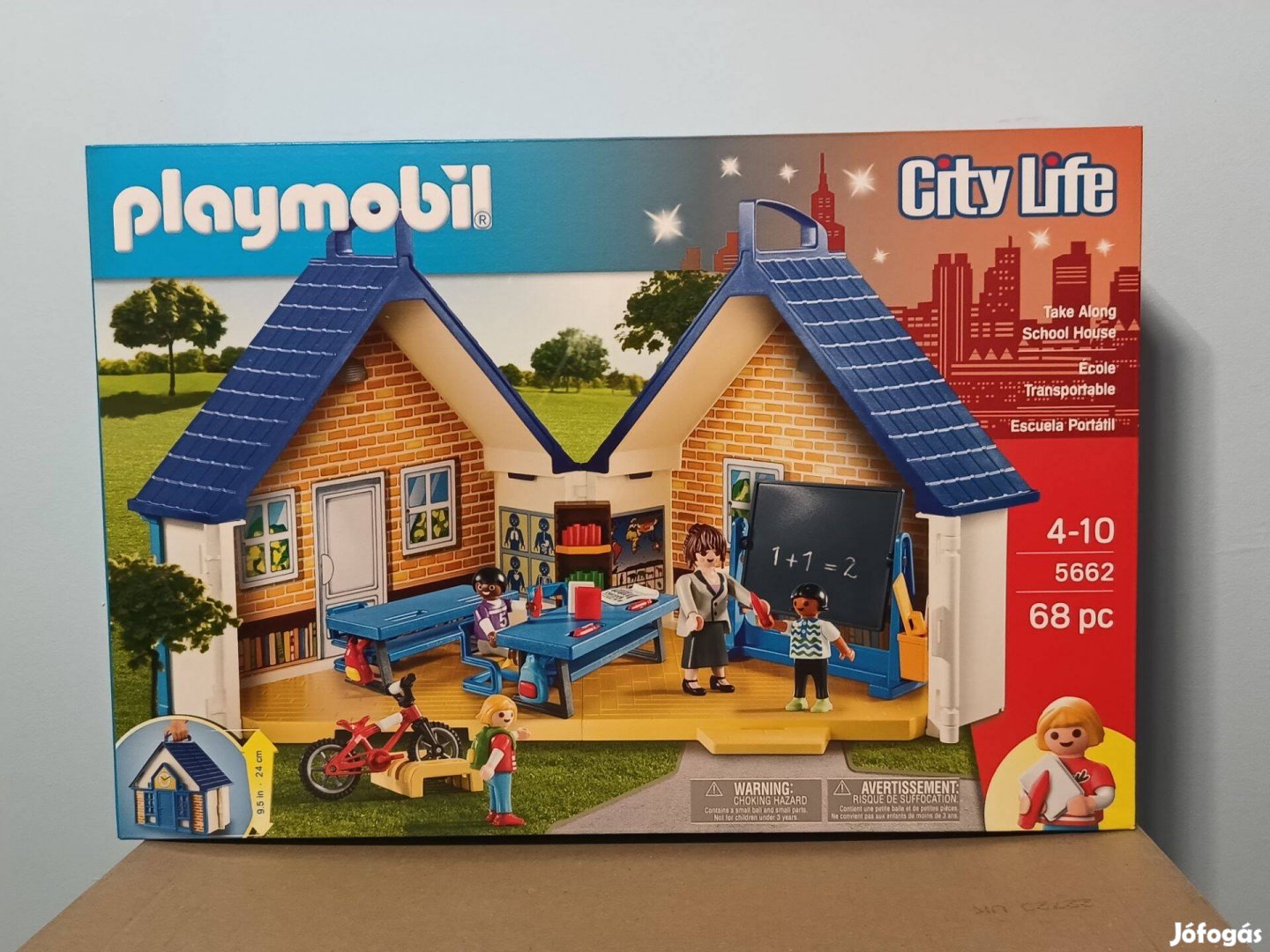 Playmobil City Life 5662 Hordozható Iskola Bontatlan