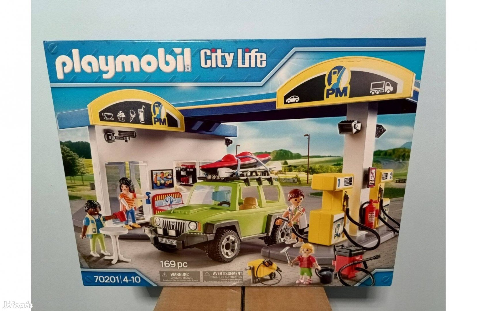 Playmobil City Life 70201 Nagy Benzinkút Új Bontatlan