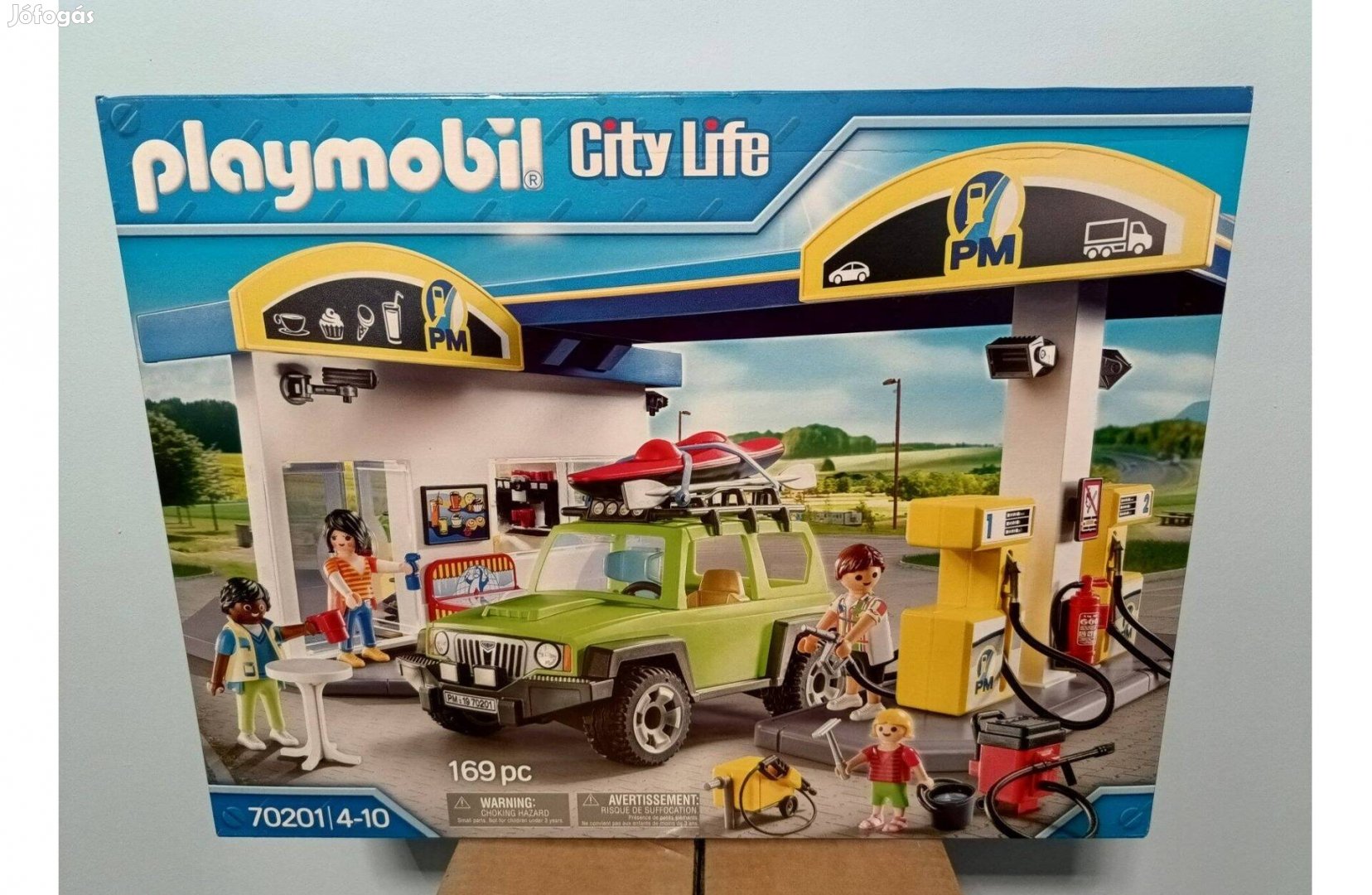 Playmobil City Life 70201 Nagy Benzinkút Új Bontatlan Ingy Száll Bpen