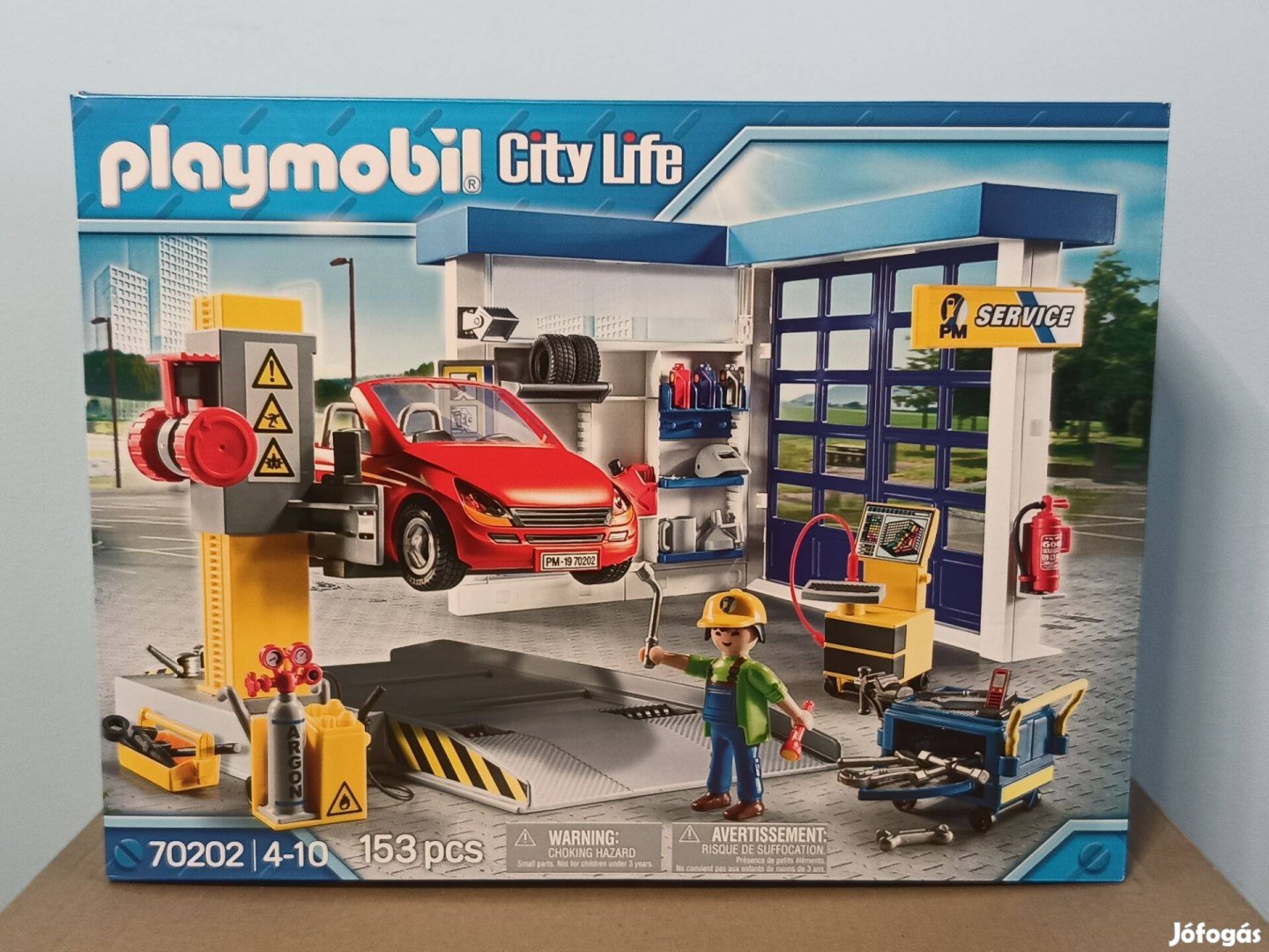 Playmobil City Life 70202 Autószerelő Műhely Új Bontatlan