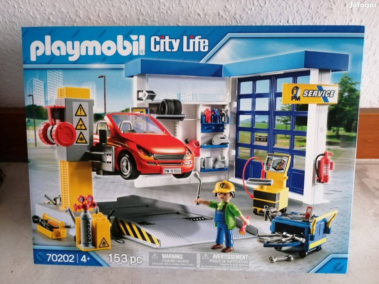 Playmobil City Life 70202 Autószerelő műhely új, bontatlan