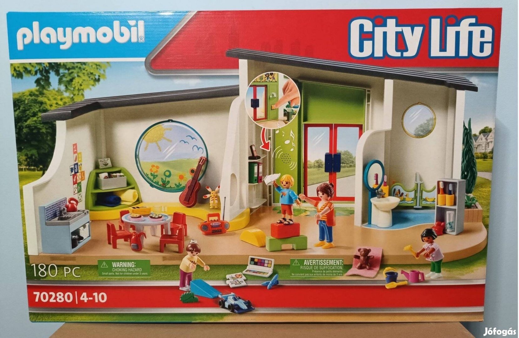 Playmobil City Life 70280 Óvoda Bontatlan Új Ingy. Száll. Bp-en