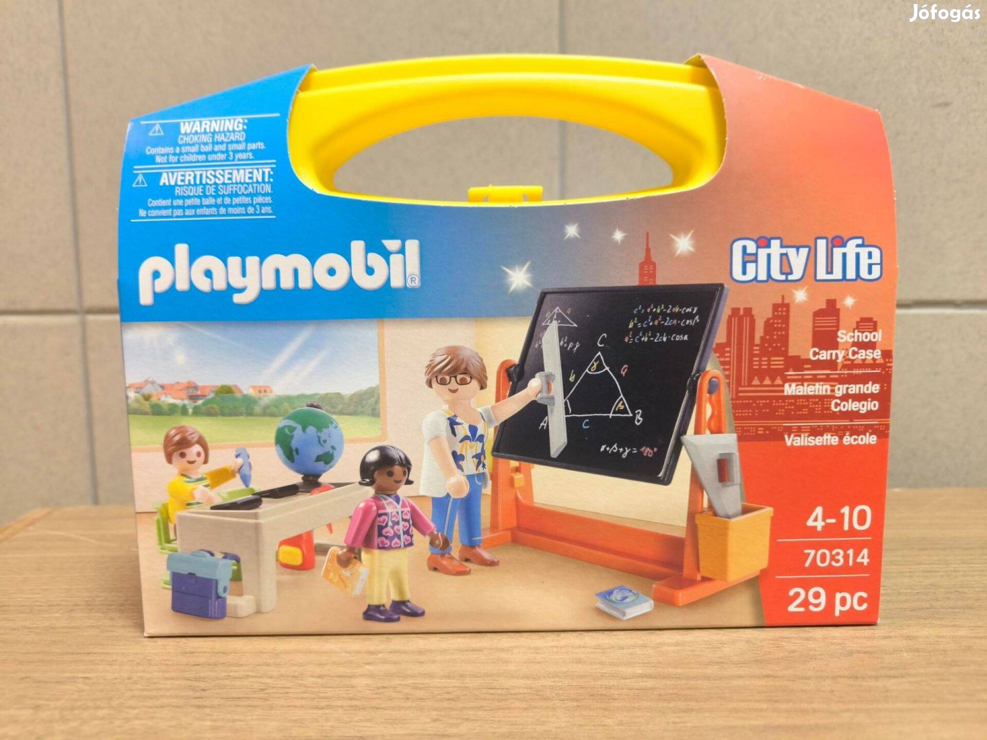 Playmobil City Life 70314 Hordozható iskola készlet új, bontatlan