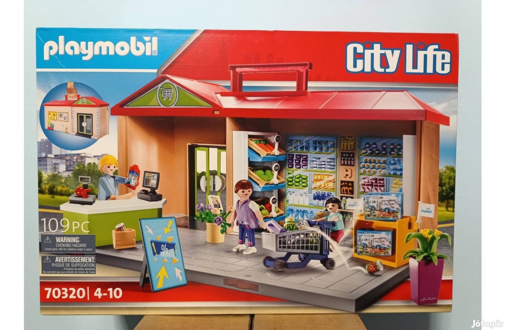 Playmobil City Life 70320 Hordozható Zöldséges Új Bontatlan