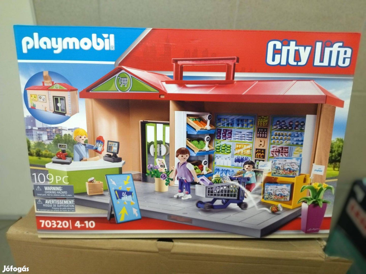 Playmobil City Life 70320 Hordozható zöldséges új, bontatlan
