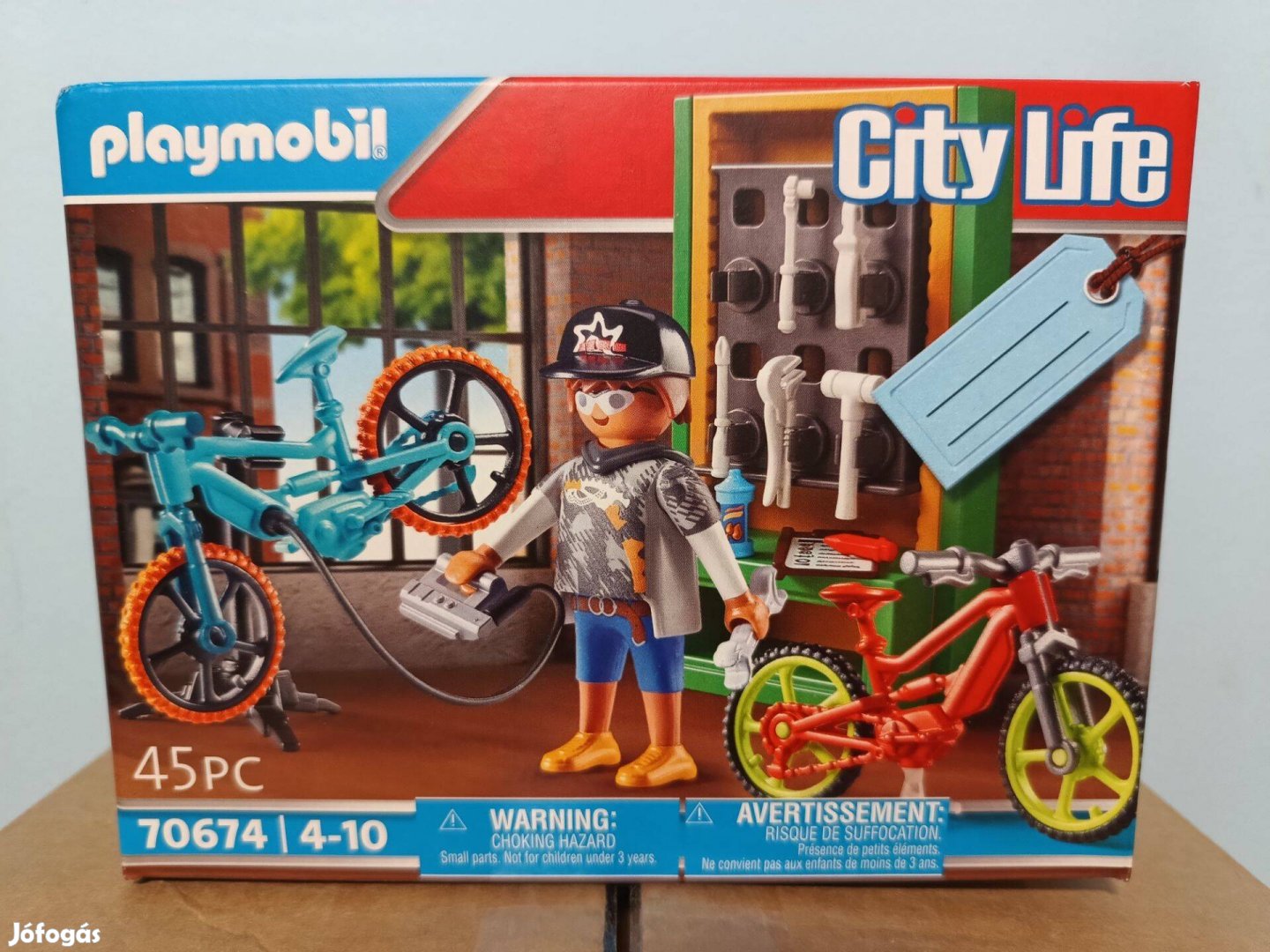 Playmobil City Life 70674 Kerékpár Szervíz Új Bontatlan
