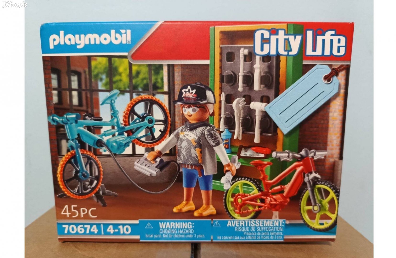 Playmobil City Life 70674 Kerékpár Szervíz Új Bontatlan