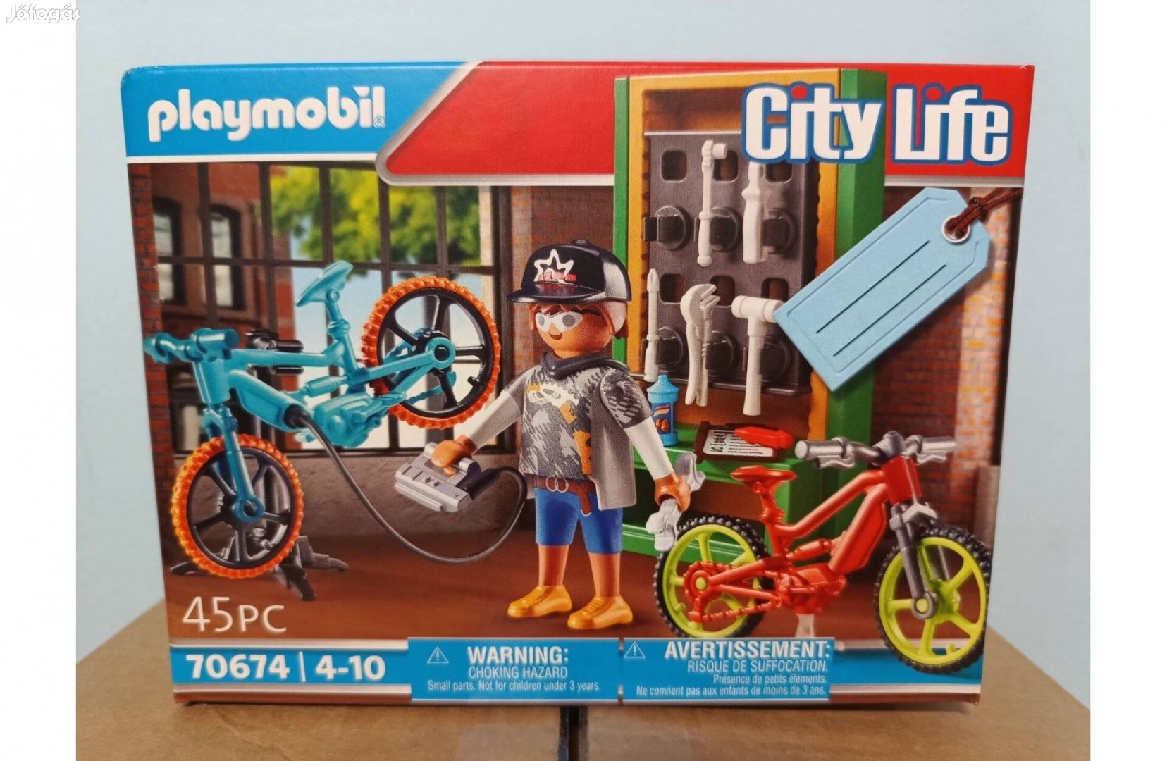 Playmobil City Life 70674 Kerékpár Szervíz Új Bontatlan