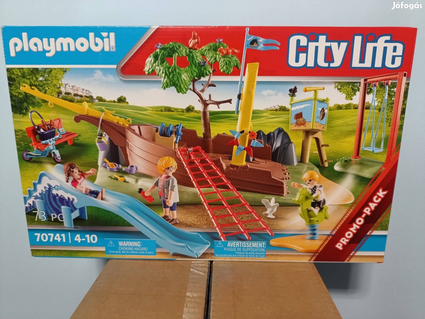 Playmobil City Life 70741 Hajótörött Kalandpark Játszótér Új Bontatlan