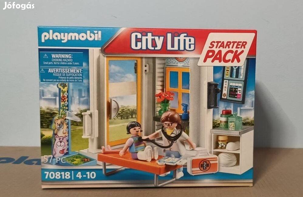 Playmobil City Life 70818 Gyermekorvosi Rendelő Új Bontatlan