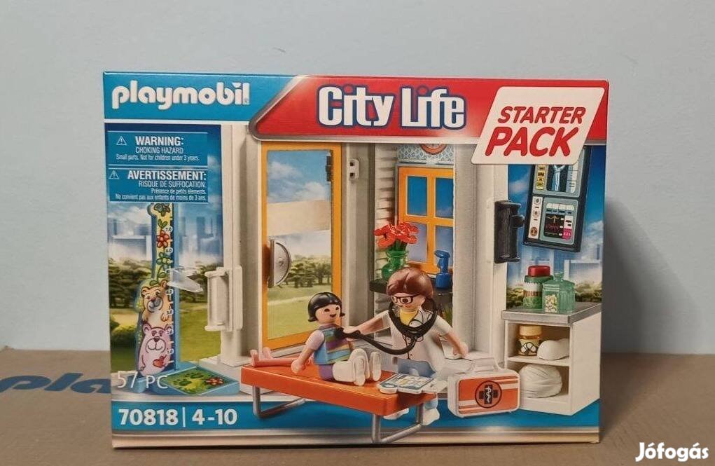 Playmobil City Life 70818 Gyermekorvosi Rendelő Új Bontatlan