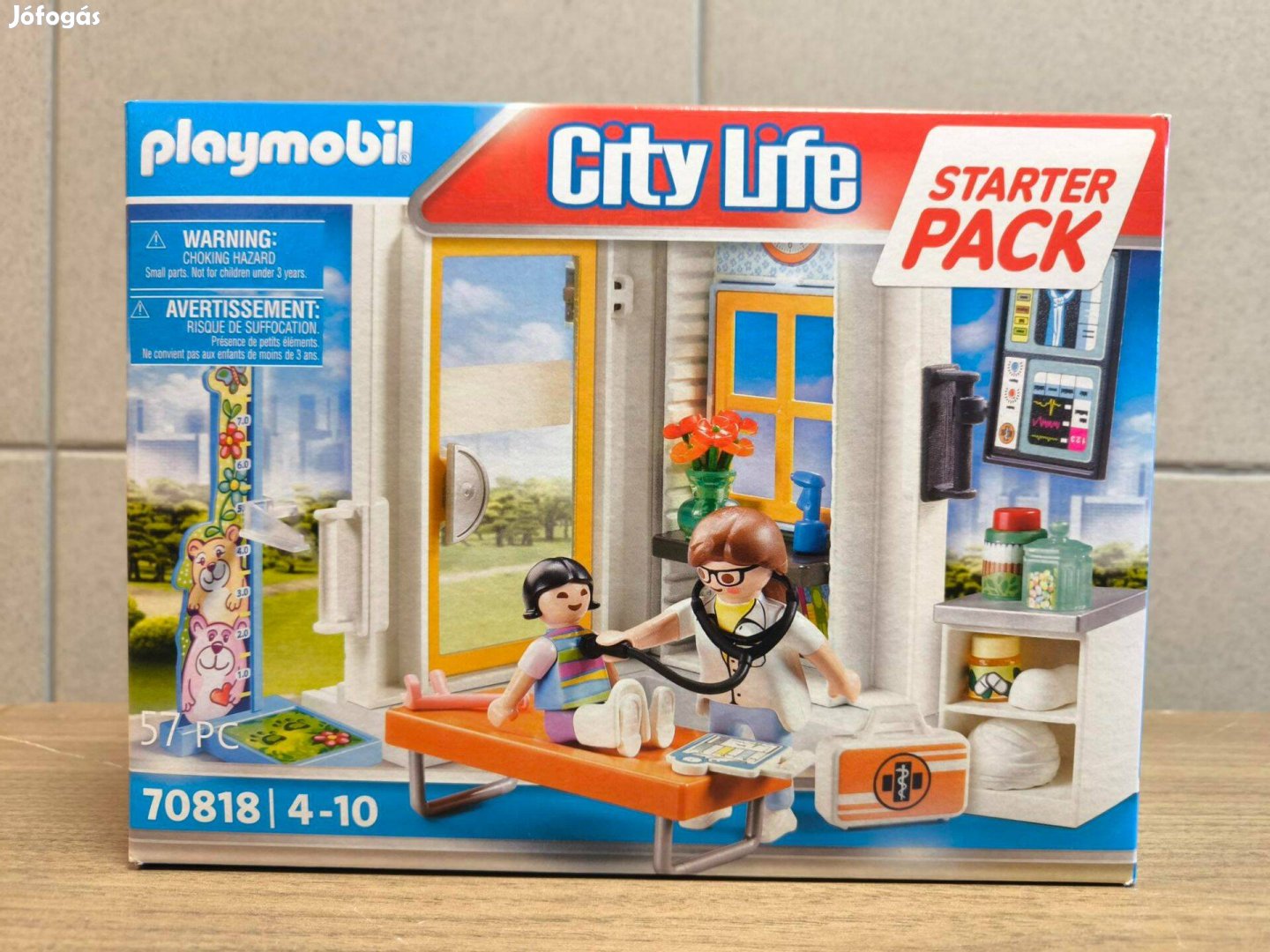 Playmobil City Life 70818 Gyermekorvosi rendelő új, bontatlan