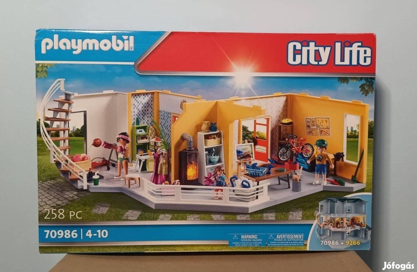 Playmobil City Life 70986 Modern Házhoz Bővítés Új Bontatlan