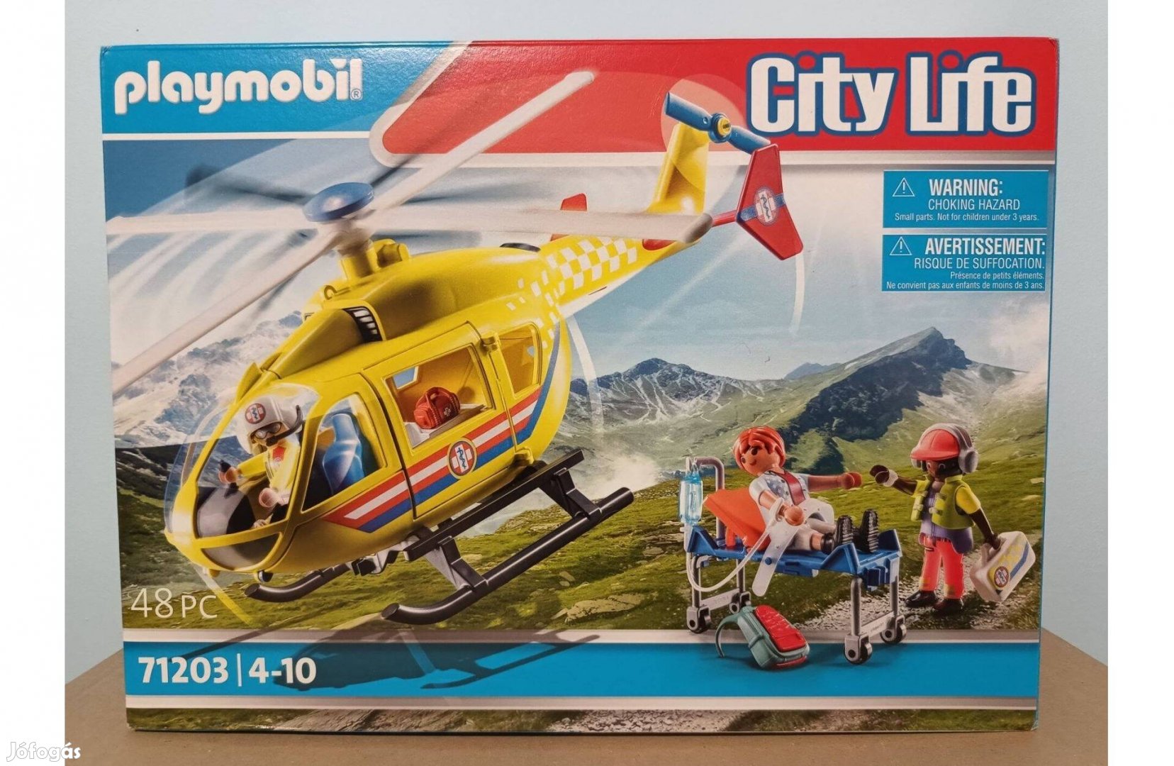 Playmobil City Life 71203 Mentőhelikopter Új Bontatlan