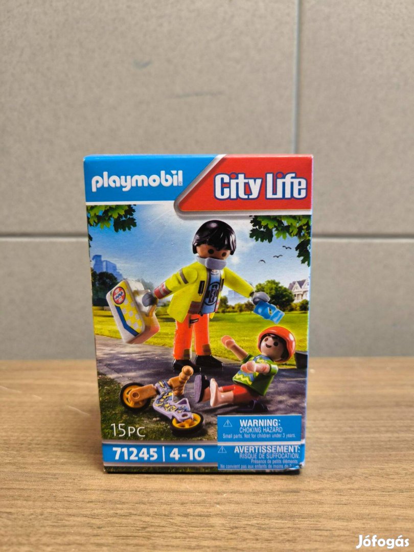 Playmobil City Life 71245 Ápoló és páciense új, bontatlan