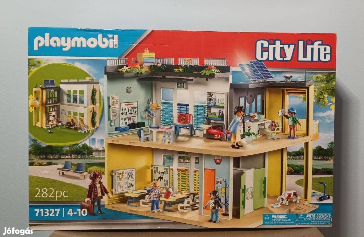 Playmobil City Life 71327 Nagy Iskola Új Bontatlan