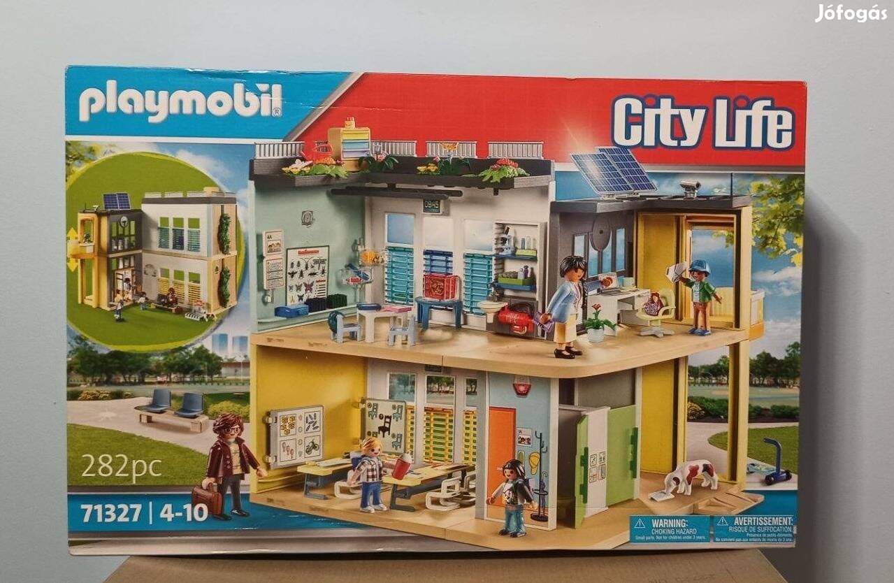 Playmobil City Life 71327 Nagy Iskola Új Bontatlan