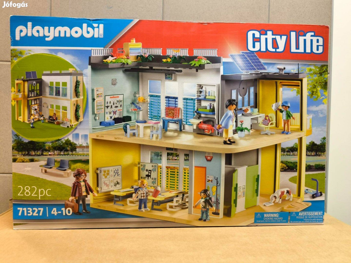 Playmobil City Life 71327 Nagy Iskola új, bontatlan