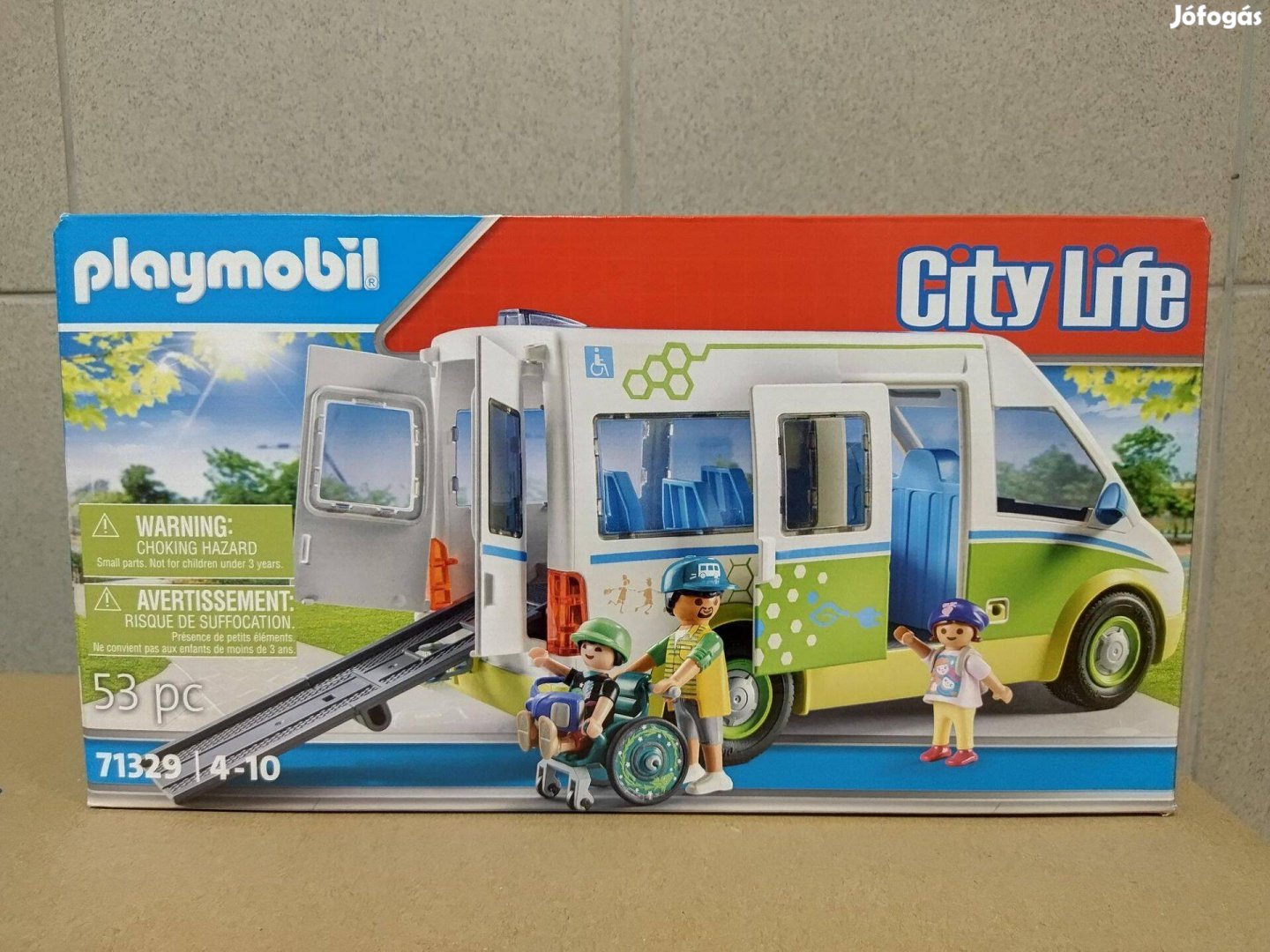 Playmobil City Life 71329 Iskolabusz új, bontatlan