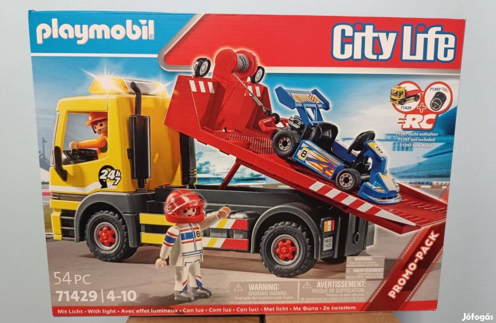 Playmobil City Life 71429 Autómentő Fénnyel Új Bontatlan