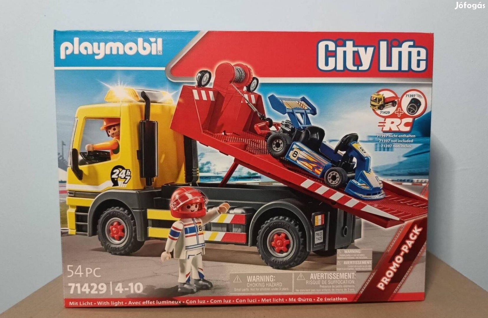 Playmobil City Life 71429 Autómentő Fénnyel Új Bontatlan