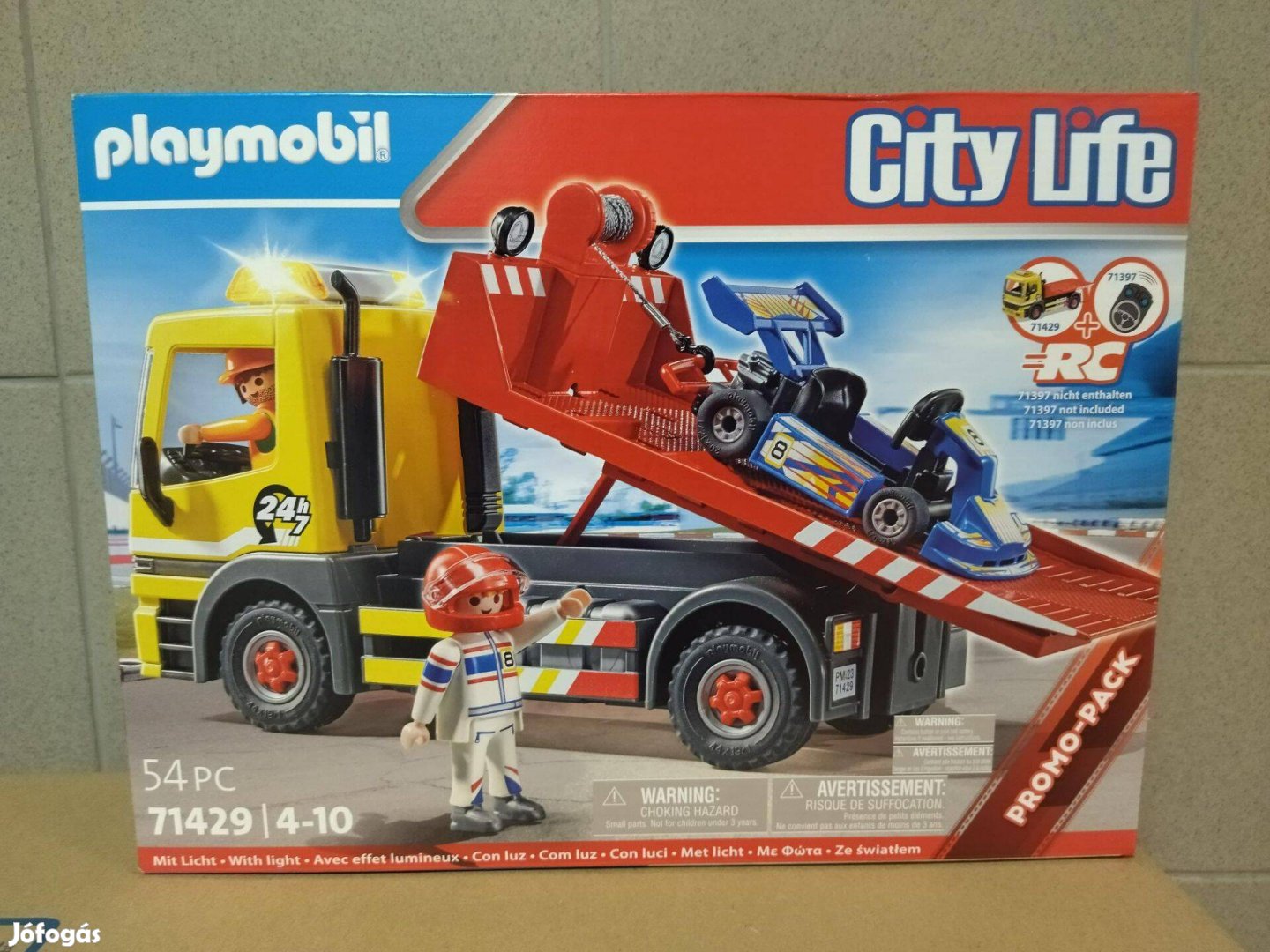 Playmobil City Life 71429 Autómentő fénnyel új, bontatlan