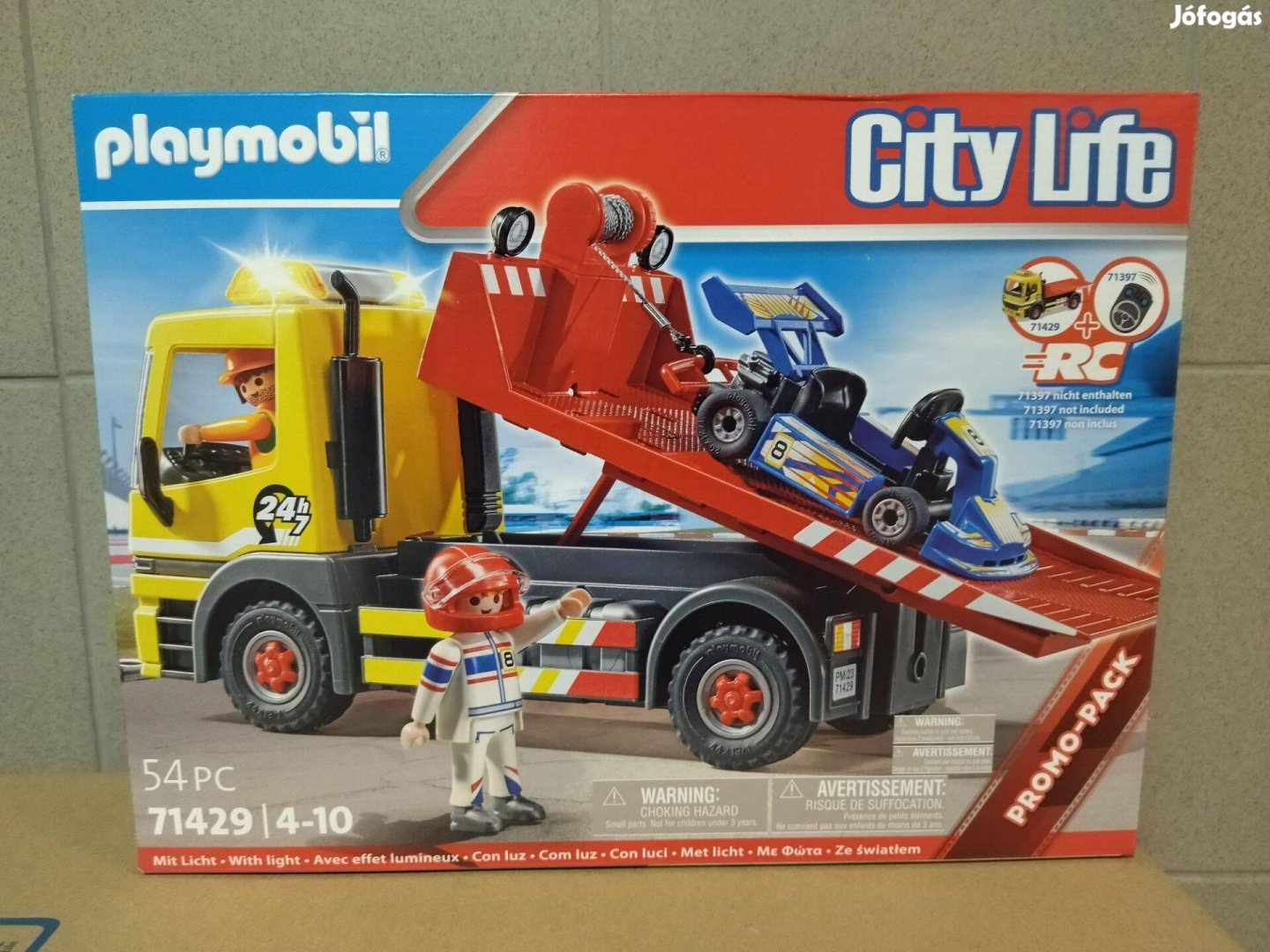 Playmobil City Life 71429 Autómentő fénnyel új, bontatlan