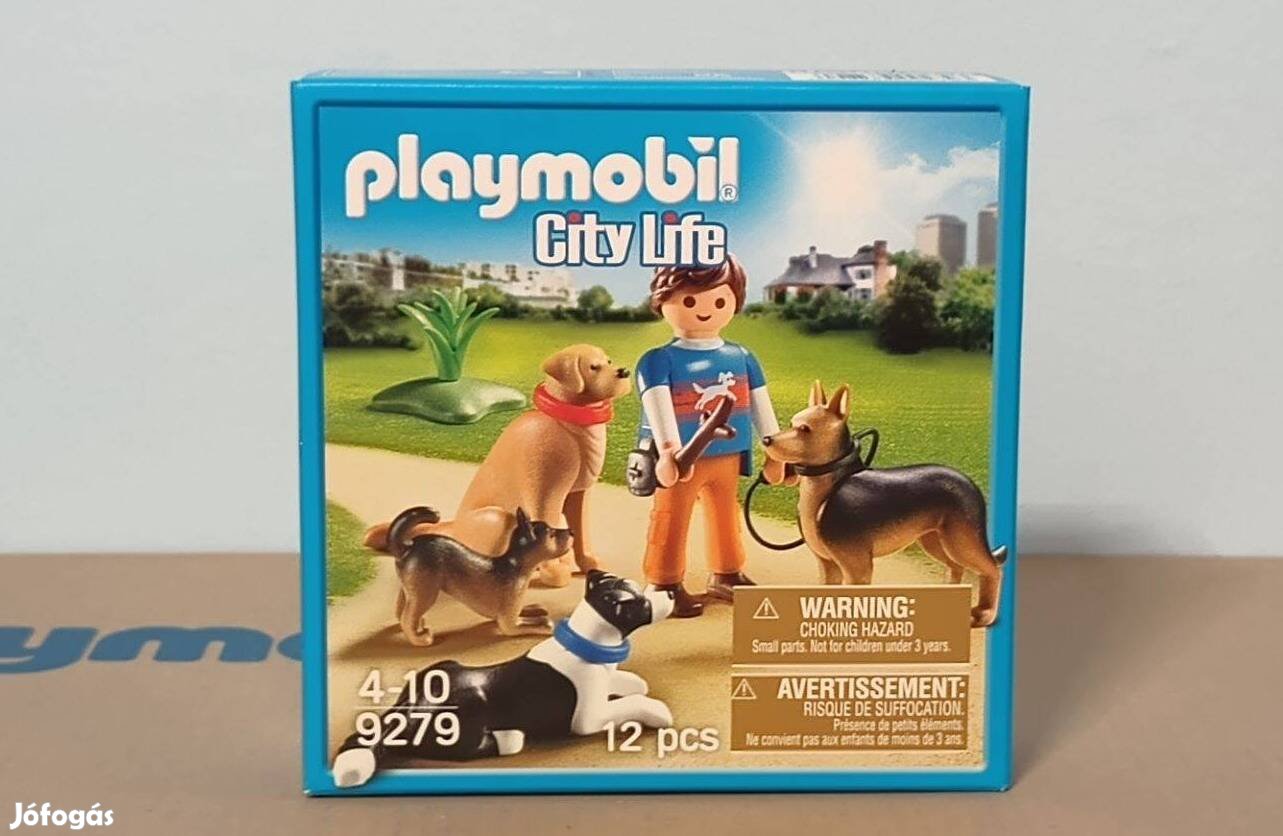 Playmobil City Life 9279 Kutyakiképző Kutyákkal Új Bontatlan