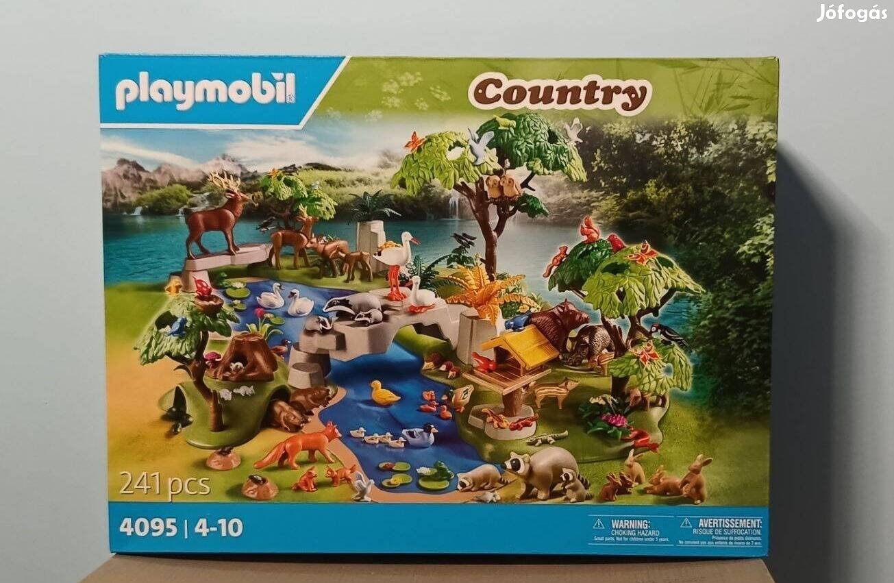 Playmobil Country 4095 Állatok A Tó Parton Új Bontatlan