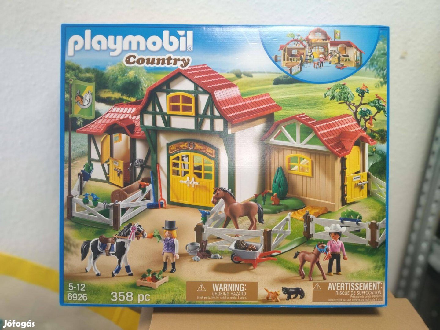 Playmobil Country 6926 Lovagló udvar új, bontatlan