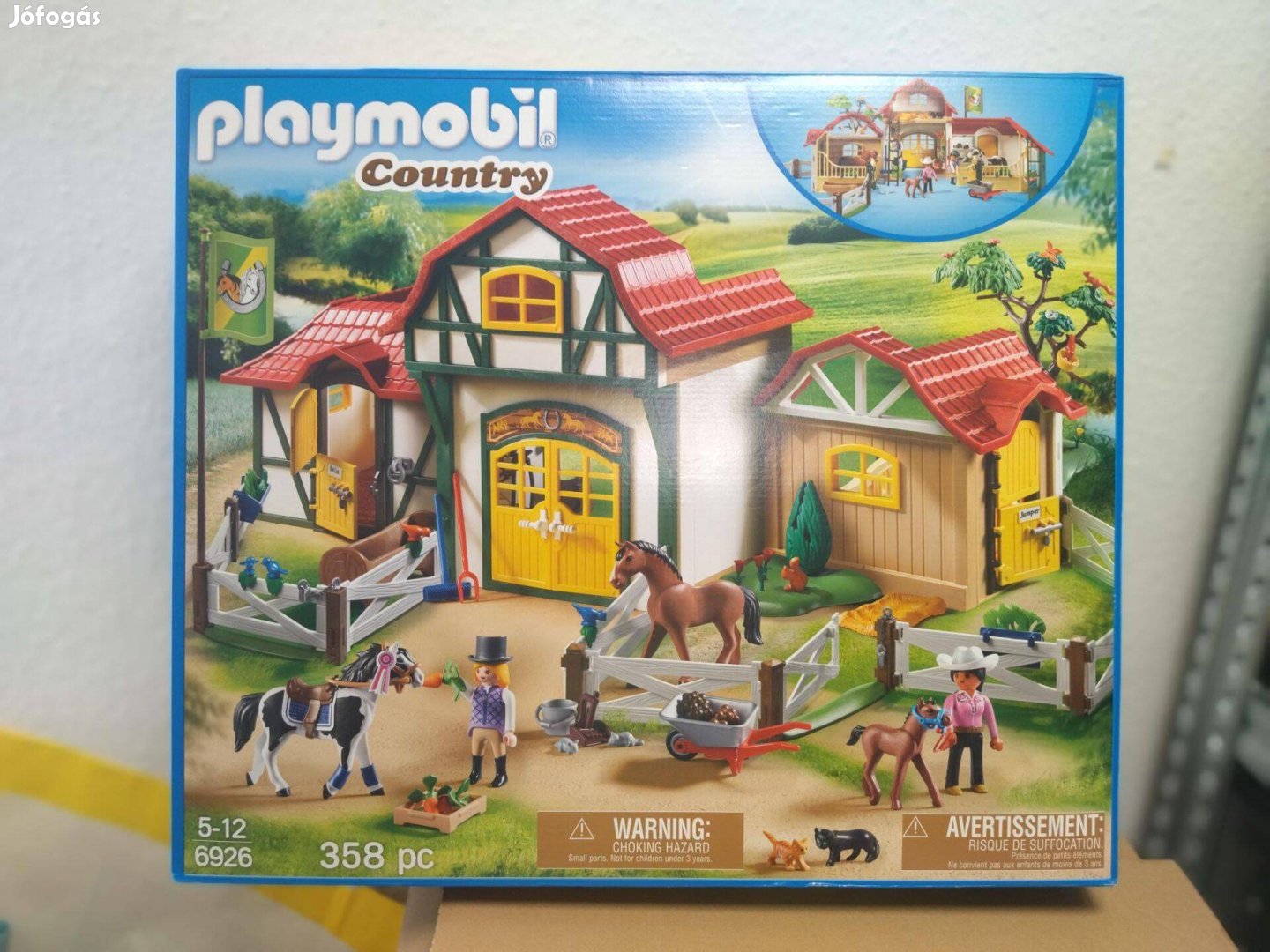 Playmobil Country 6926 Lovagló udvar új, bontatlan