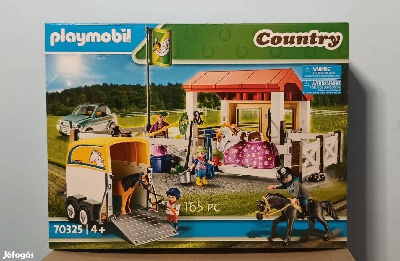 Playmobil Country 70325 Lovarda Lószállítóval Új Bontatlan