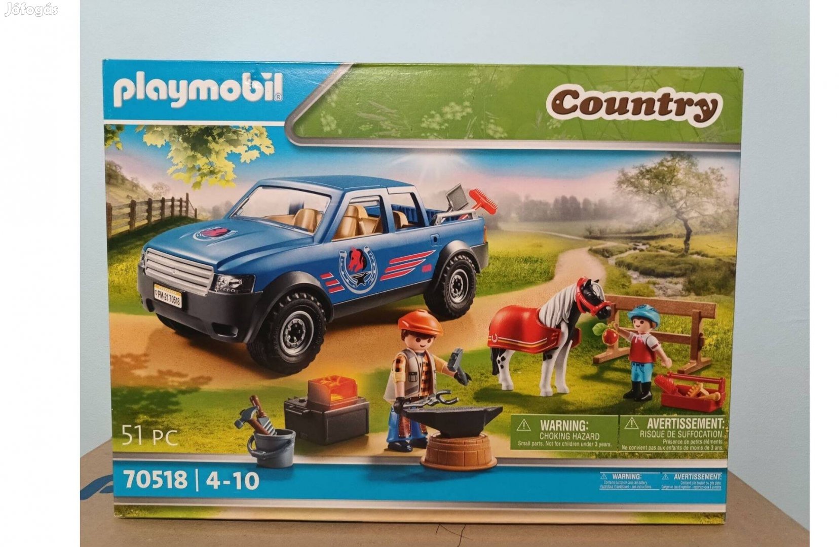 Playmobil Country 70518 Mobil Patkolókovács Új Bontatlan