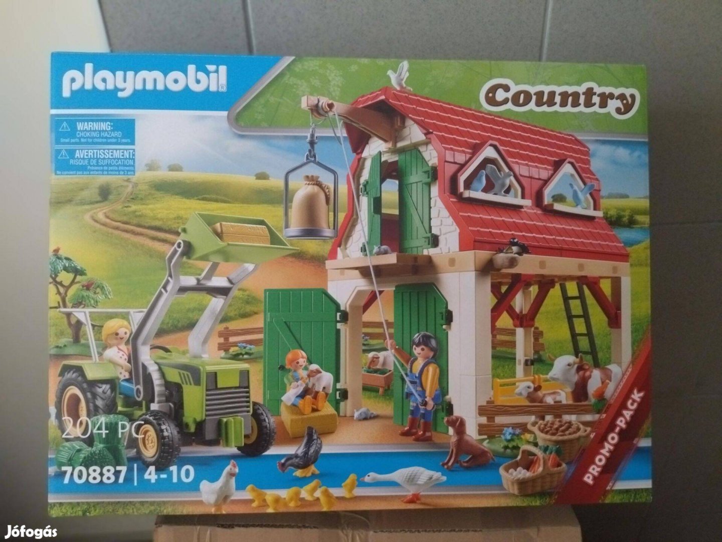 Playmobil Country 70887 Farm traktorral és állatokkal új, bontatlan