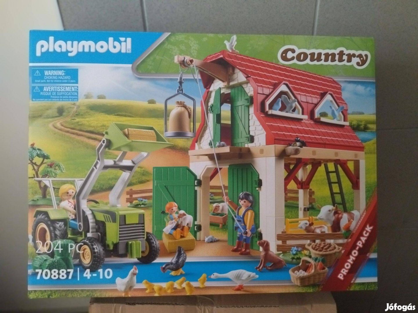 Playmobil Country 70887 Farm traktorral és állatokkal új, bontatlan