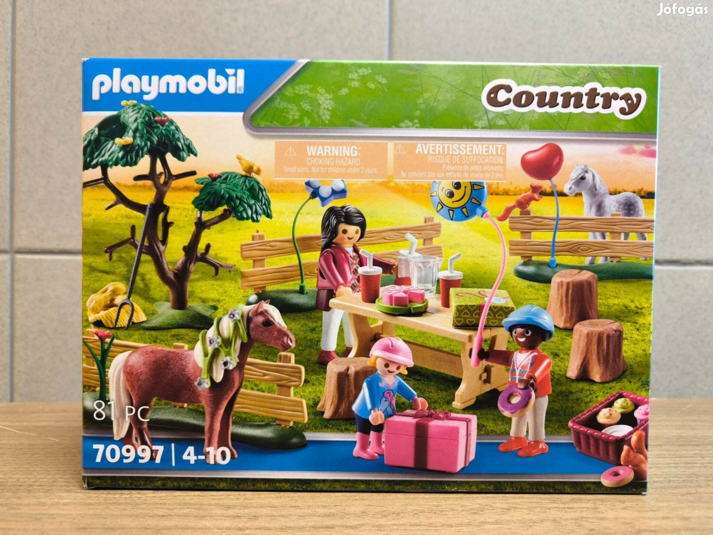 Playmobil Country 70997 Szülinap a pónifarmon új, bontatlan