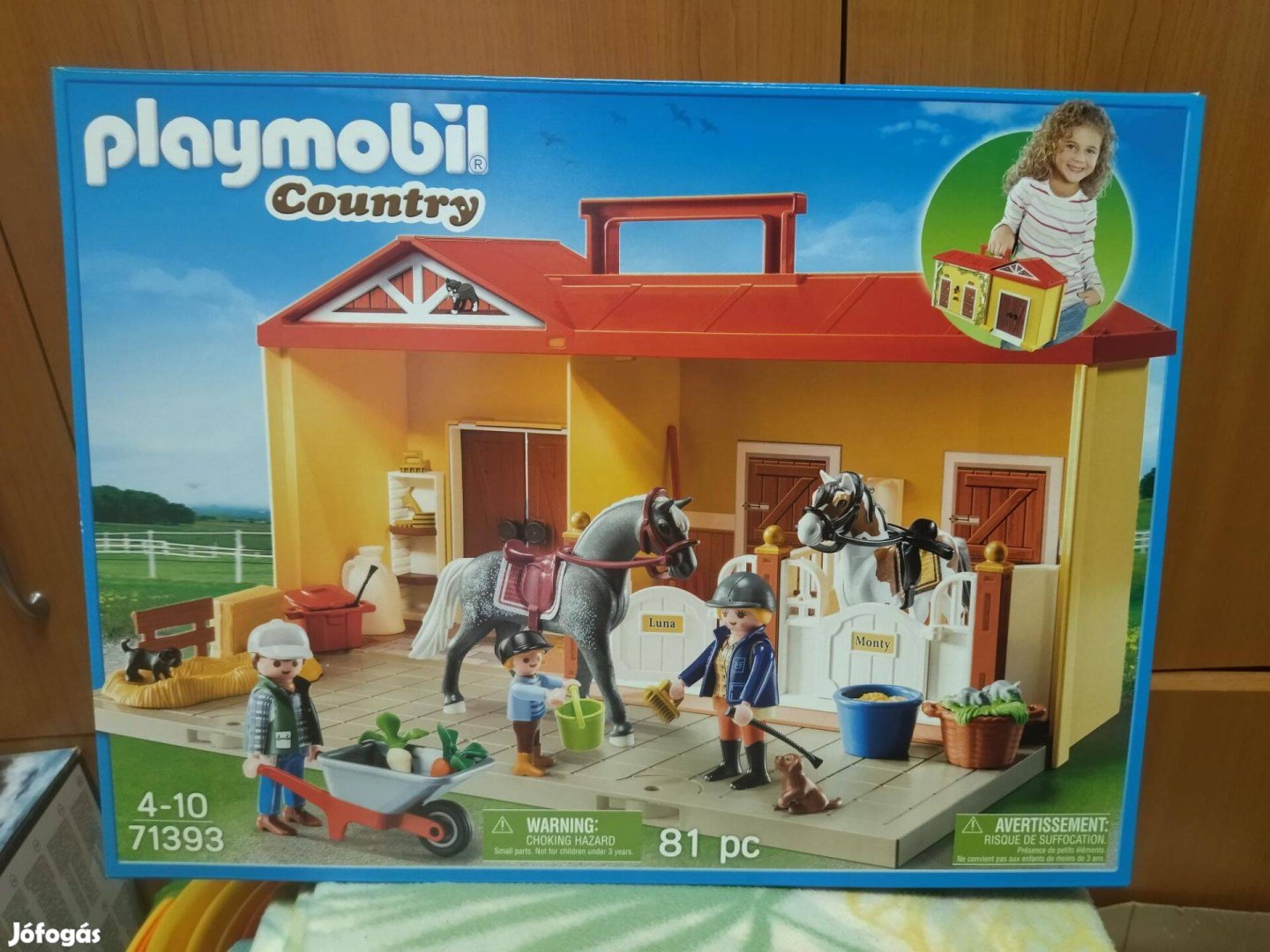 Playmobil Country 71393 Szállítható karám új, bontatlan
