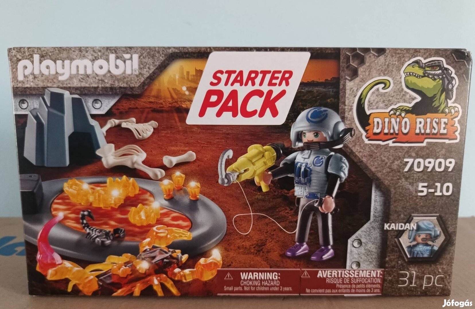 Playmobil Dino Rise 70909 Harc a Tűzskorpió Ellen Bontatlan Új