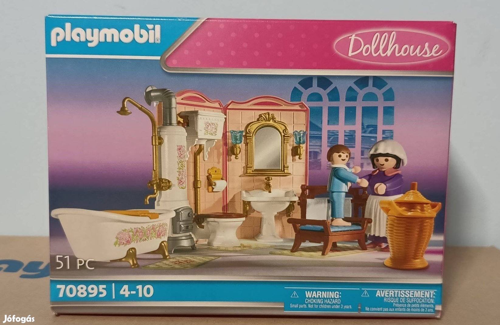 Playmobil Dollhouse 70895 Fürdőszoba Káddal Új Bontatlan