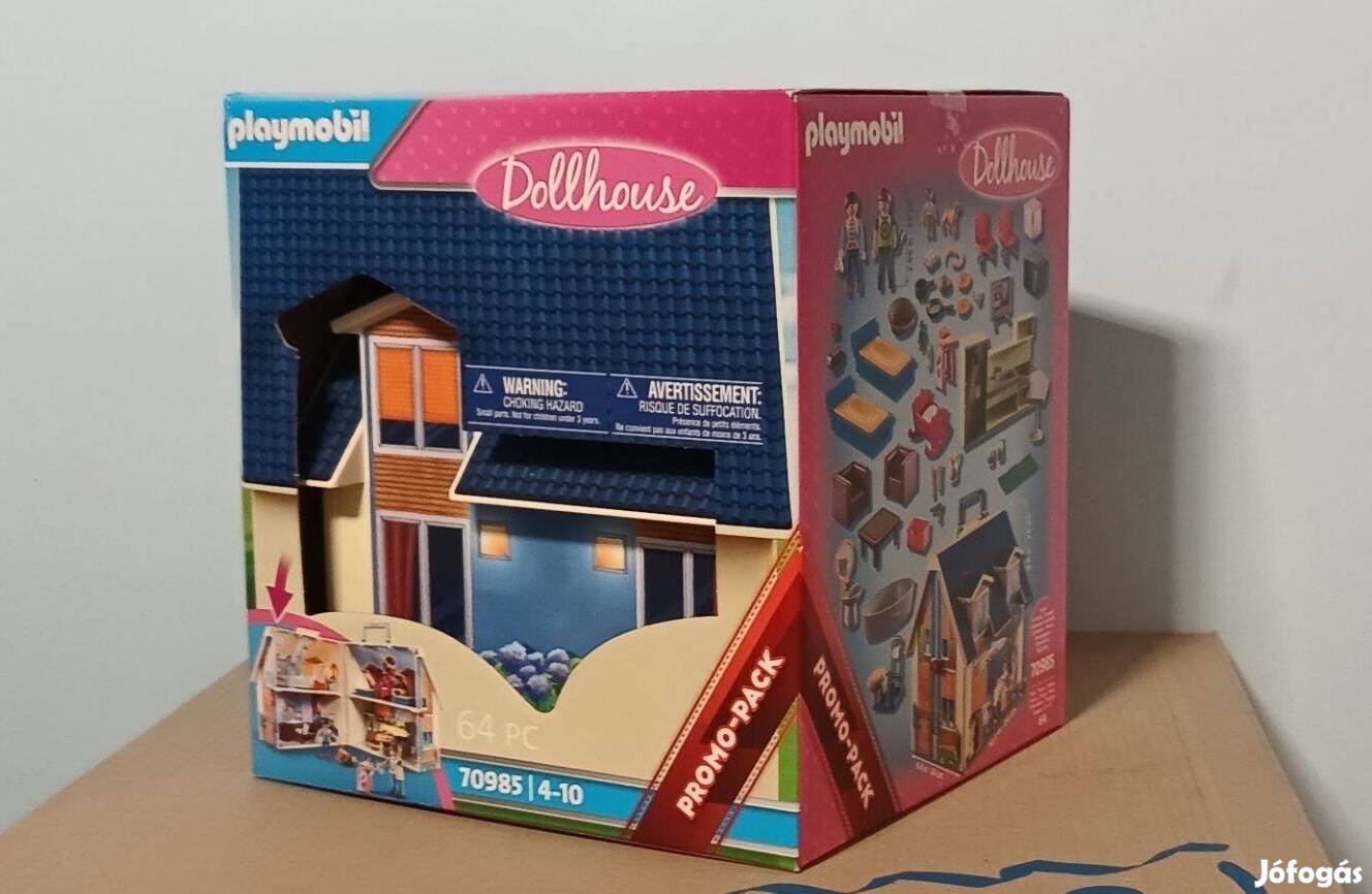 Playmobil Dollhouse 70985 Hordozható Babaház Új Bontatlan