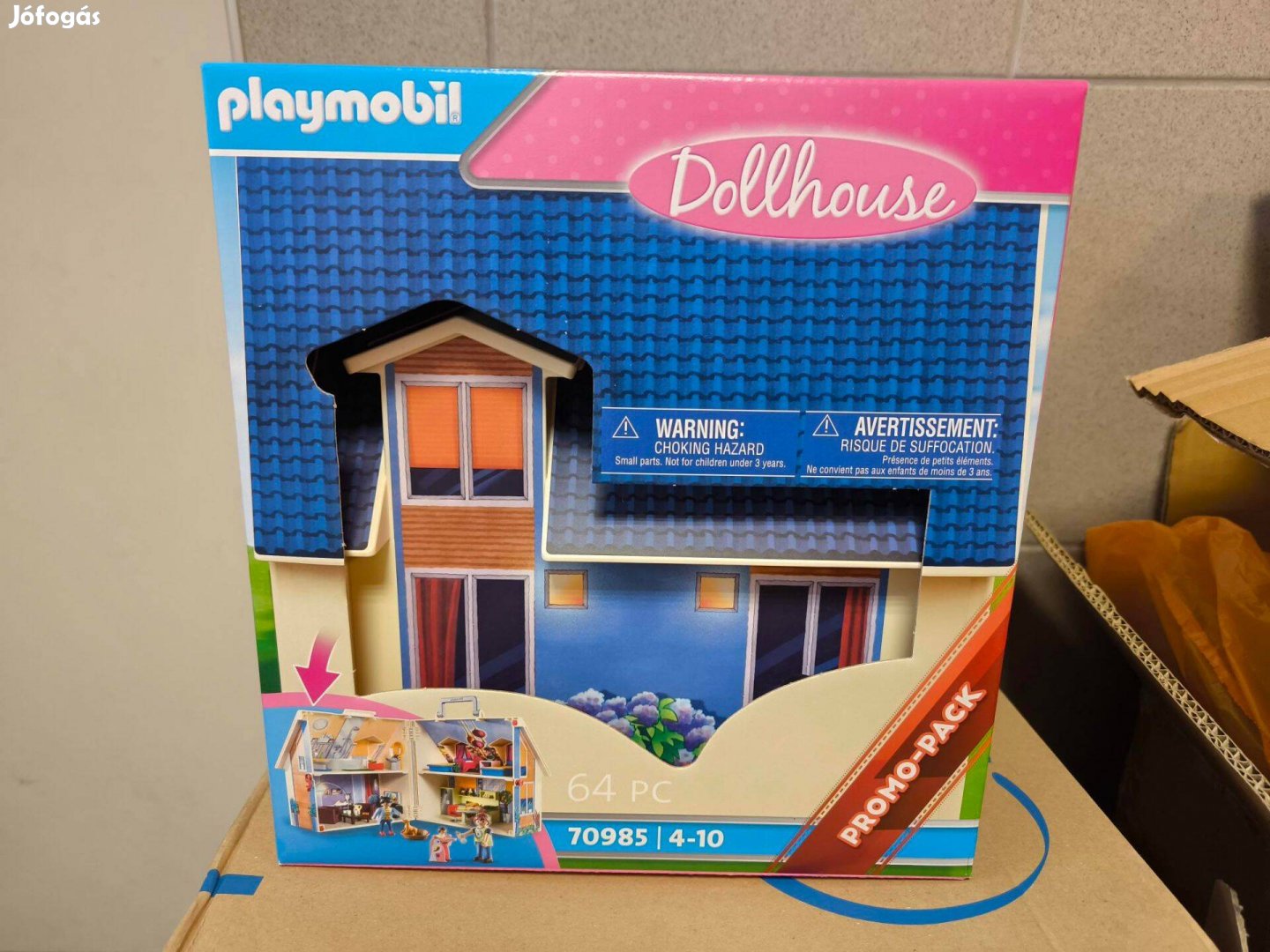 Playmobil Dollhouse 70985 Hordozható családi ház új, bontatlan