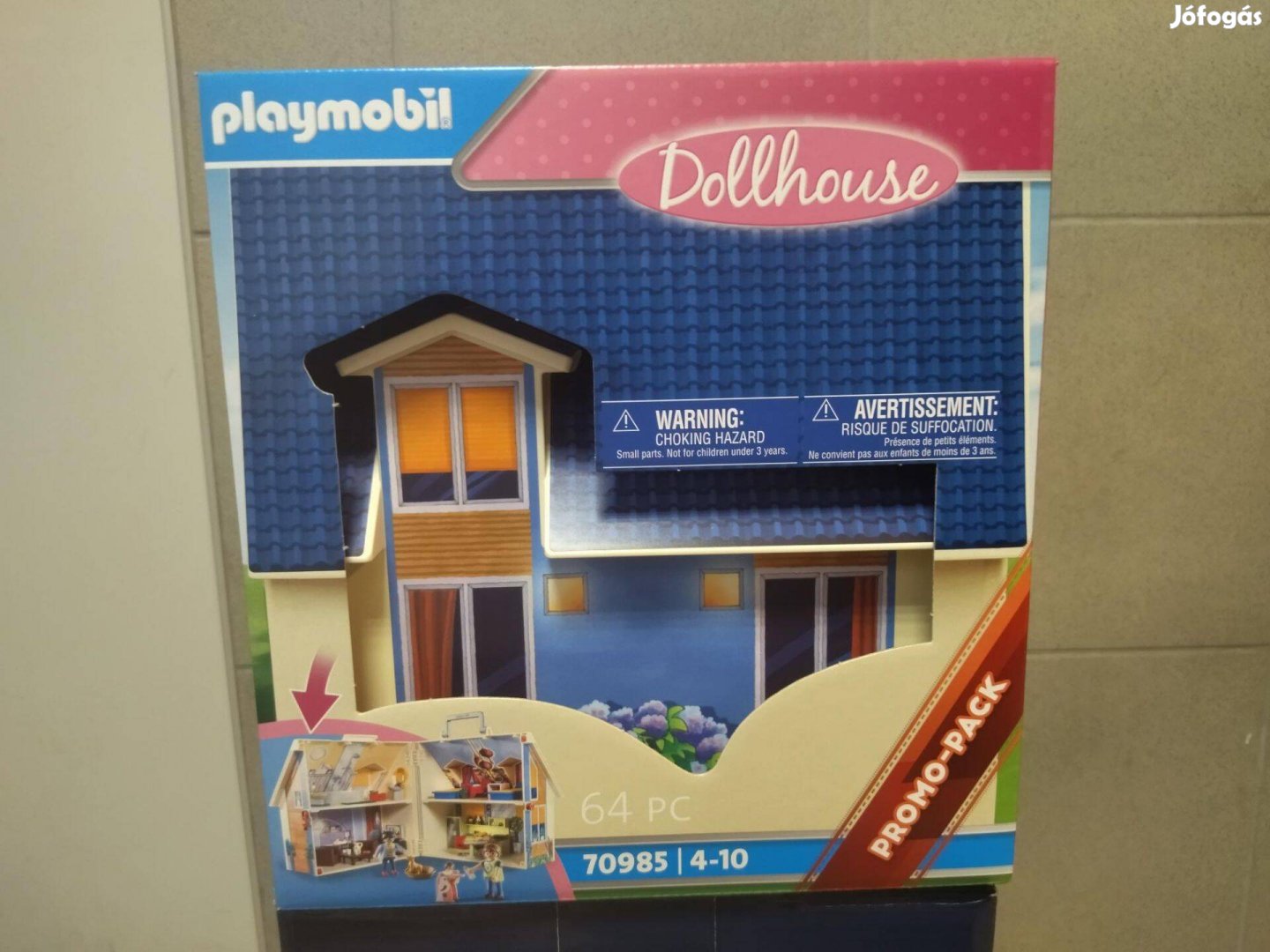 Playmobil Dollhouse 70985 Hordozható családi ház új, bontatlan